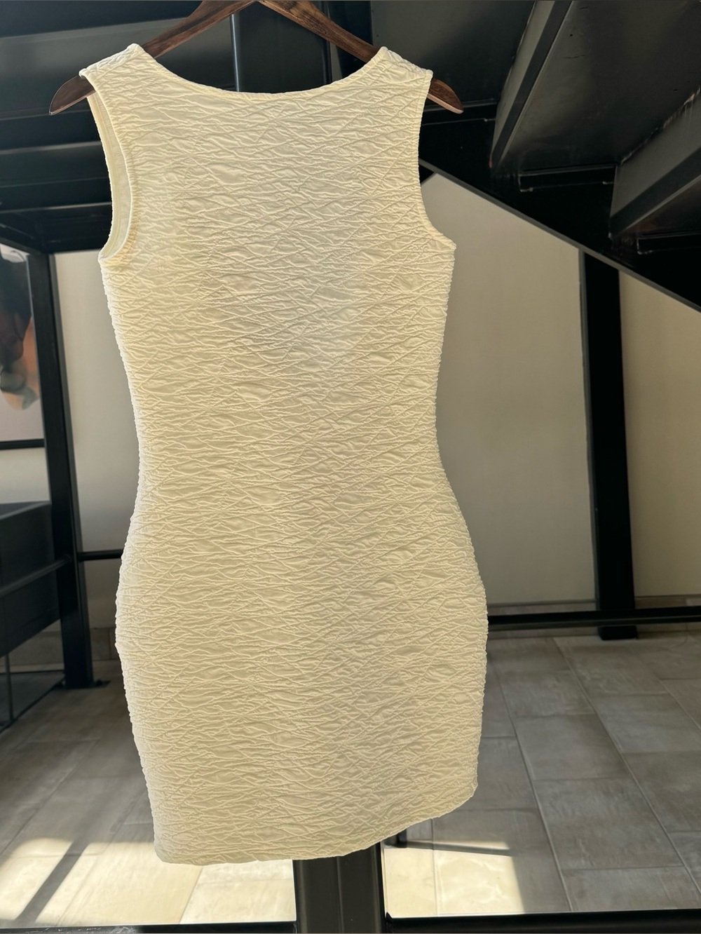 Good American Scrunchie Scoop Back Dress Size Medium